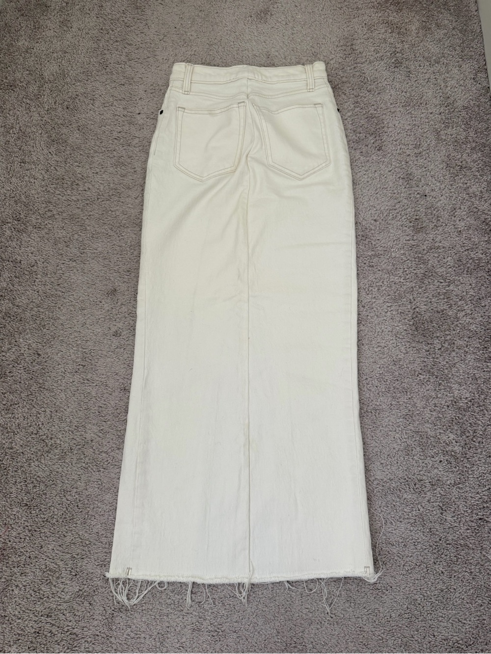 Abercrombie Cream Denim Maxi Skirt - Picture 8 of 8